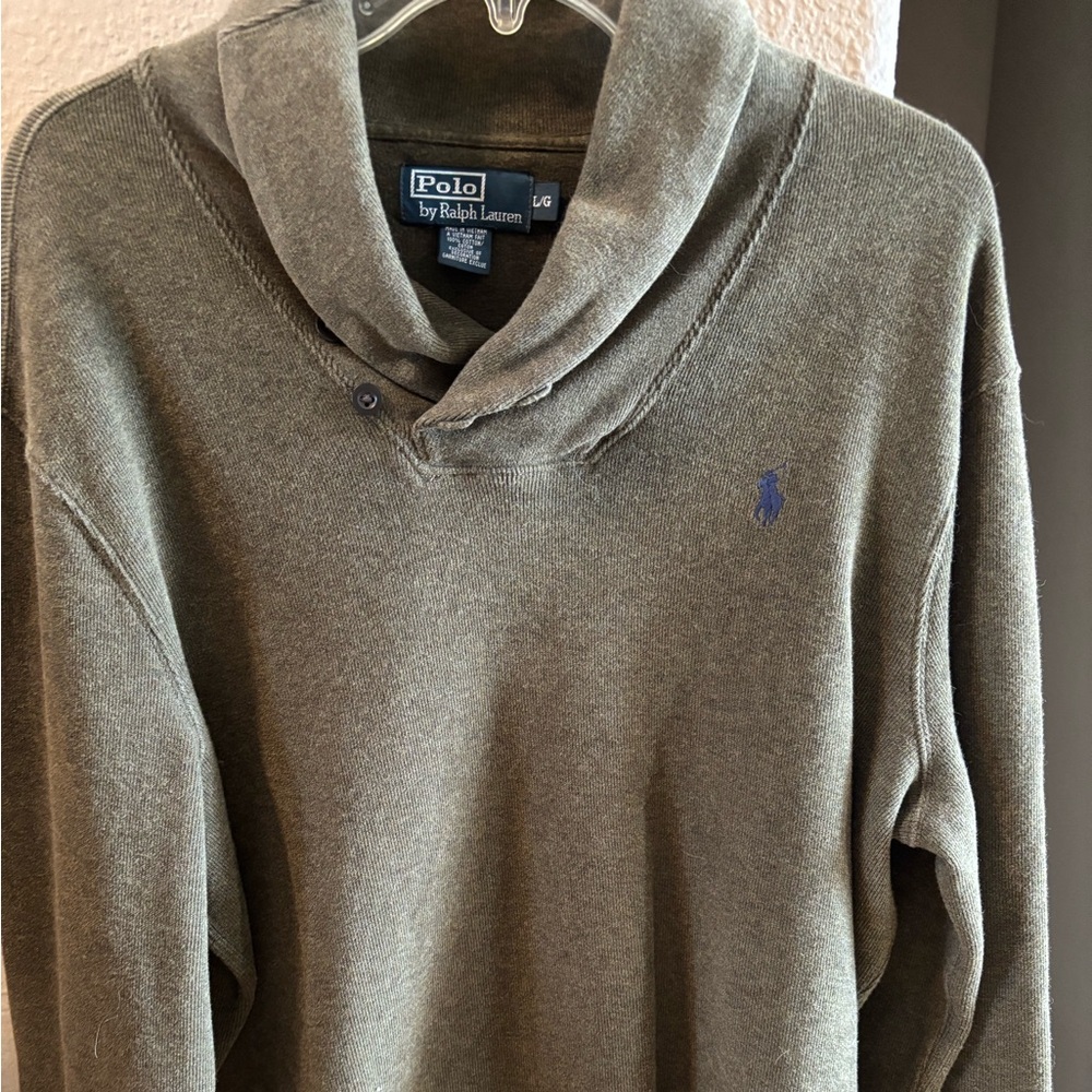 Polo by Ralph Lauren Men's Green Sweatshirt